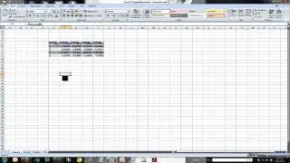 10-Minute Rounds:  Using Excel for Statistics:  Creating a Sortable Table