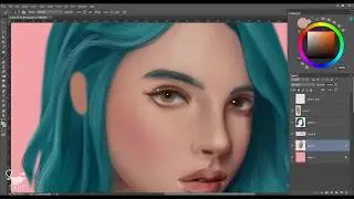 Digital Portrait - Speed Painting (Photoshop)
