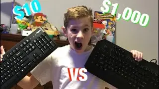 $10 VS $1,000 Keyboard!!