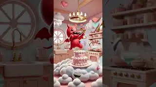 Epic Cake Tower Battle: Jesus vs. Cute Red Devil - Heartwarming Finale with Hugs! #jesus #god