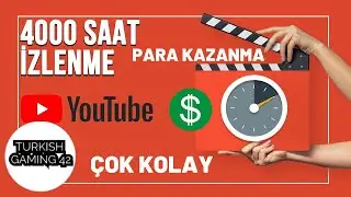 YOUTUBE 4000 SAAT NASIL GEÇİLİR ?  ÇOK KISA BİR SÜREDE