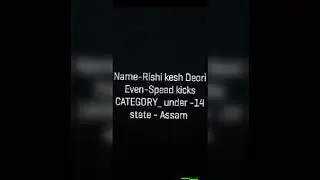 Under - 14 Years Boys (Speed Kick)