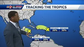 National Hurricane Center tracking 2 disturbances
