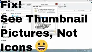 Thumbnail not showing in Windows 8 and 8.1 FIX!!!