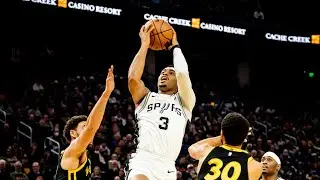 Highlights: Keldon Johnson's 22 PTS, 12 REB vs GSW | 2023-24 San Antonio Spurs