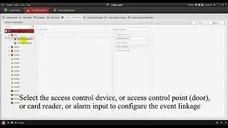 How to Set Access Control Event Linkage on iVMS 4200