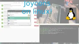 How to use your joycons on linux arch.