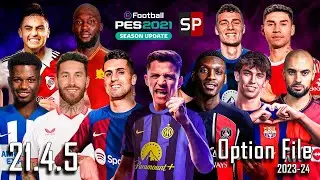 PES 2021 A 2024 | OPTION FILE +1000 Fichajes • Season 2024 • SmokePatch V4 • Instalación [MEDIAFIRE]