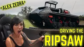 Real Life MARA DRIVES the RIPSAW TANK! *INSANE*