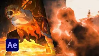 Bikin VFX Rengoku dari Kimetsu no Yaiba - Adobe After Effect (Human Torch)