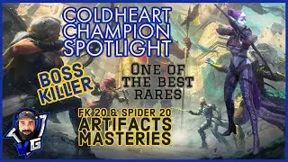 Raid Shadow Legends Coldheart Champion Guide | Spider 20 & Fire Knight 20