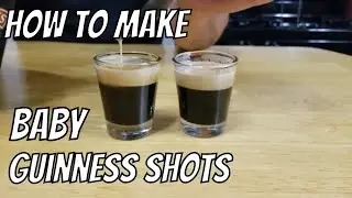How to make a Baby Guinness Beer Shot