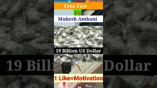free fire aur mukesh ambani in dono me sabse jayda amir kon hai _who is richest person😱😱😱