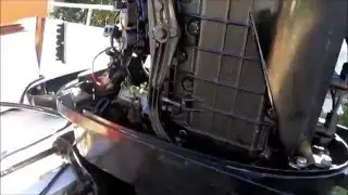 1984 Mercury Outboard Throttle Coupling Linkage Fix.