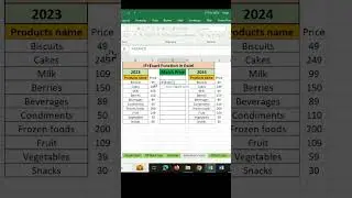 How to compare data list in Excel | To Compare 2 data list in Excel #exceltips #trending #exceltech