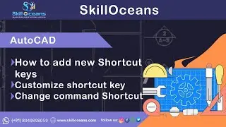 In this video you will get to learn how to change the shortcut keys of all commands in AutoCAD.
