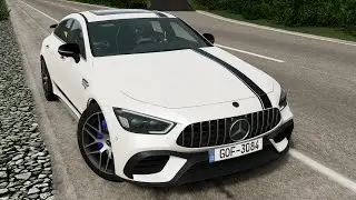 Mercedes gt63s amg шашки отстрелы 300+  BeamNG.drive