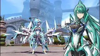 Dragon Nest Xenoblade 2 Pneuma - Costume + Voice Mod - Female Warrior