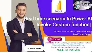 Invoke Custom Function in Power Query | Power BI SS Skills || (Part-4)