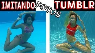 IMITANDO FOTOS TUMBLR NA PISCINA  8 -  Muita Diversão