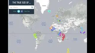 The true size of these countries WILL blow your mind!