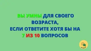Тест на Общие знания с Ответами #9