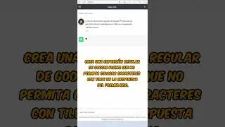 Google Forms Patrones personalizados para expresiones regulares con inteligencia artificial #google