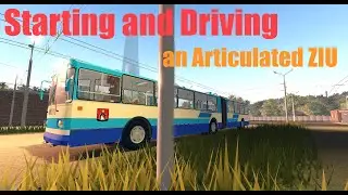 Starting and Driving an Articulated ZIU | Roblox | OSVed's Trolleybuses place (TRP 2.0) | #8
