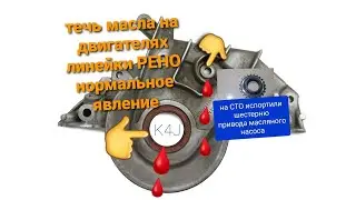 причины утечки масла на двигателях линейки рено и не только. K4J. K4M.