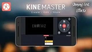 Tutorial SHINING TEXT ANIMATION di Kinemaster | Kinemaster Indonesia