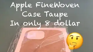 Apple Fine Woven case Taupe in 8 dollar. Fake ❌❌❌❌❌