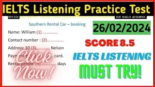 IELTS Listening Practice test 2024 with answers [ Real Test 112 ] IELTS  Listening practice Test