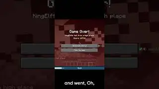 I DIED in Hardcore Minecraft...