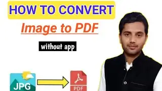 How to convert image to PDF in Mobile without app | Image into pdf