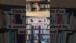 This quilt looks just like my bookshelves!