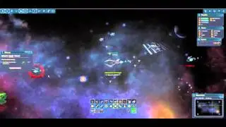 DarkOrbit - Goliath на 2-3.  Убивау мелочевку.
