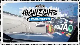 In-car camera: Ryan Blaney angry with William Byron after Darlington wreck