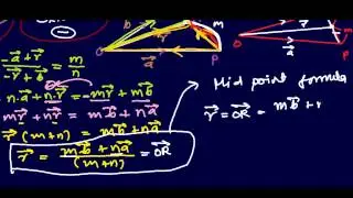 MidPoint Formula || Vector Tutorials ||