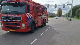 brandweer en politie richting middelbrand keerkring capelle aan den ijssel