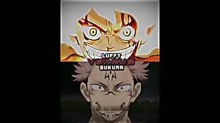 Luffy VS Sukuna #jujutsukaisen #onepiece #anime #shorts