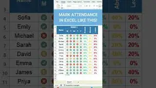 Create Excel Attendance Tracker Like a Pro