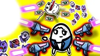 Bouncing Nuclear Launchers With The Cheapest Possible Shop in Brotato