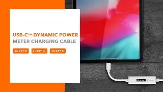 j5create USB-C™ Dynamic Power Meter Charging Cable | Models: JUCP13, JUCP14, JUCP15