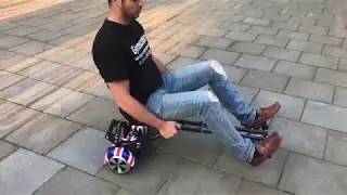 Ховеркарт - тележка для гироскутера с амортизатором.