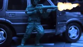 Short movie: Street shootout Stop motion full HD