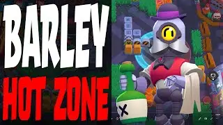 Carrying Randoms with Barley in Hot Zone - Brawl Stars