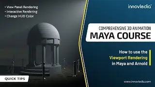 Maya Course • View Panel / Viewport Rendering in Maya using Arnold Renderer • Maya Basics Tutorial