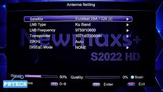 💎 How To Scan Astra 2A 2B 28°East Free Multitv Channels On Newmax Decoder | Pbteck