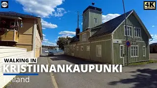 Sunny Summer Day Walk in Kristiinankaupunki, Finland (August 2021)