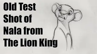 Lion King Animation - Nala Rough Pencil Test